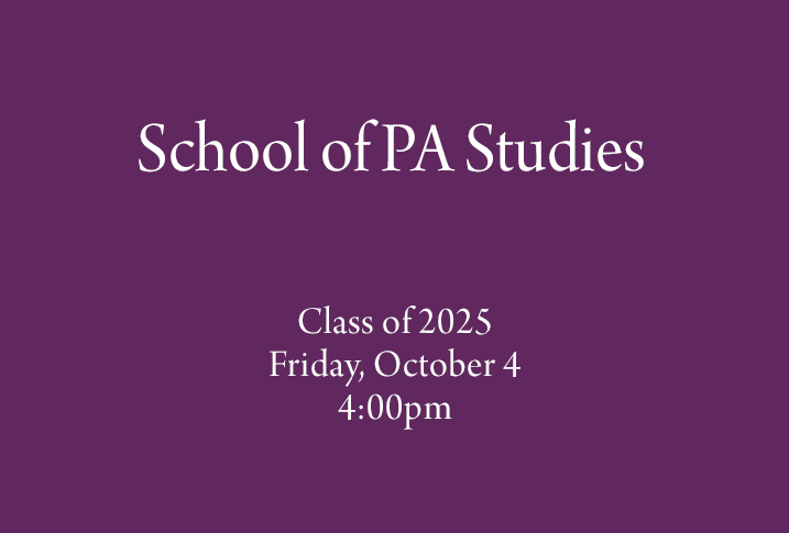 School of PA Studies Class of 2024
