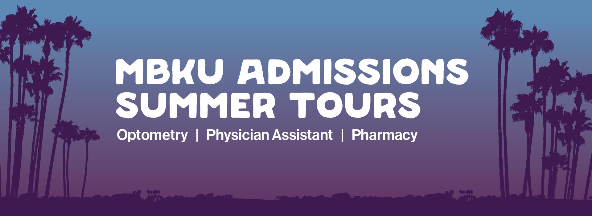 Admissions Summer Tours